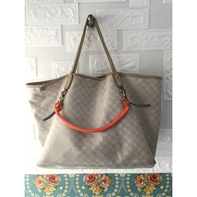 tas tote brand original SISLEY preloved like new