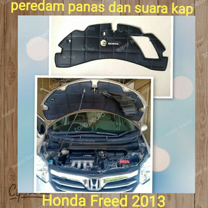 {BEKAS} Honda Freed peredam panas dan suara kap mesin mobil Vtech hitam Murah