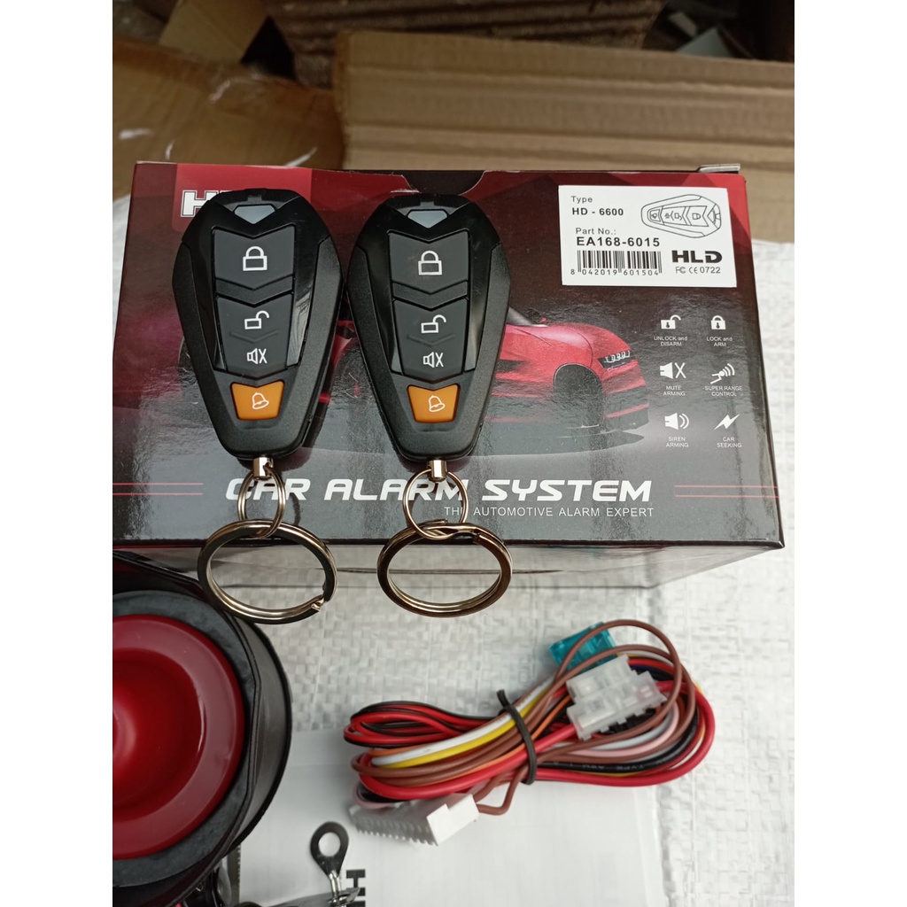 Car Alarm Mobil system merk HLD PREMIUM Remote Remot /Car Alarm HLD HL-7700 / HD-6600 System Kunci HLD Model Tombol Universal Remot Alarm Mobil Berkualitas 1 Set