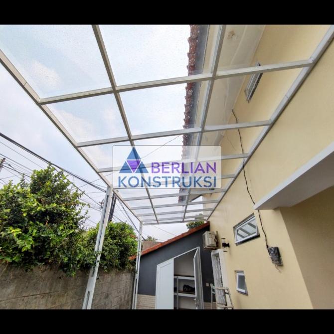 KANOPI BAJA RINGAN 0,75MM + SOLARFLAT TERPASANG SFD5436WE