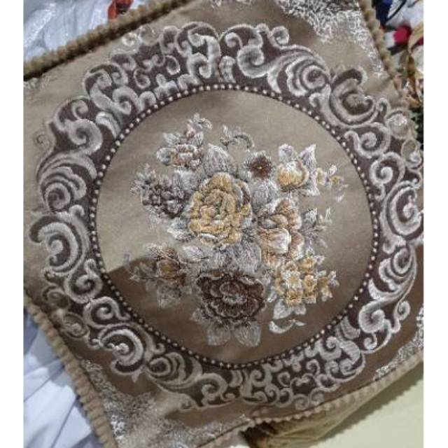 Sarung bantal  kursi  sofa shabby chic cantik mewah elegan 