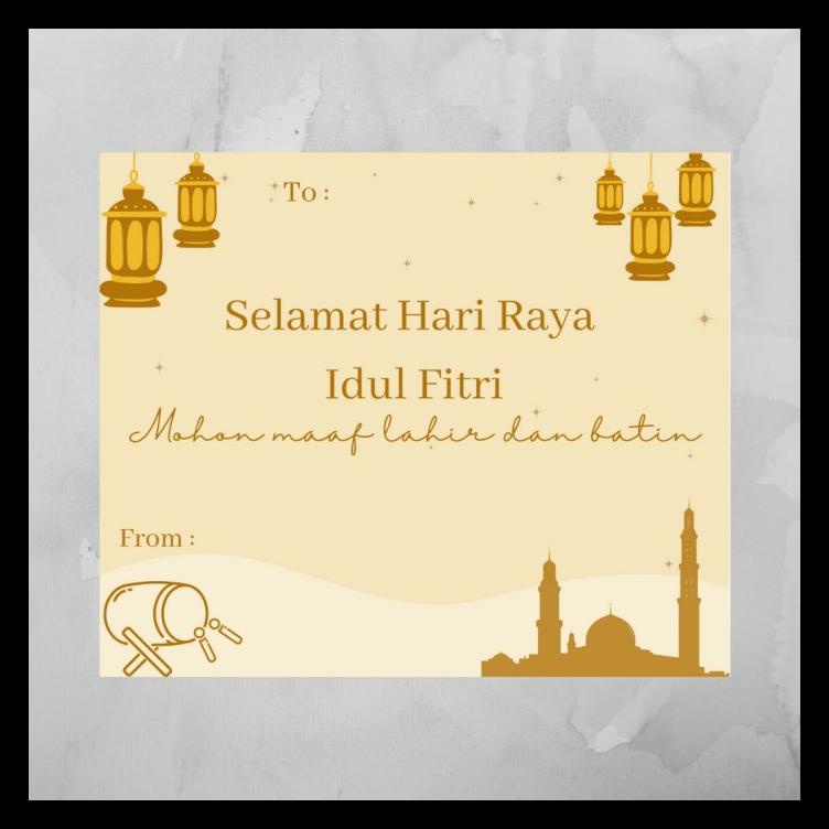 

KARTU UCAPAN GREETING CARD HAMPERS KADO HADIAH LEBARAN IDUL FITRI EID TERMURAH