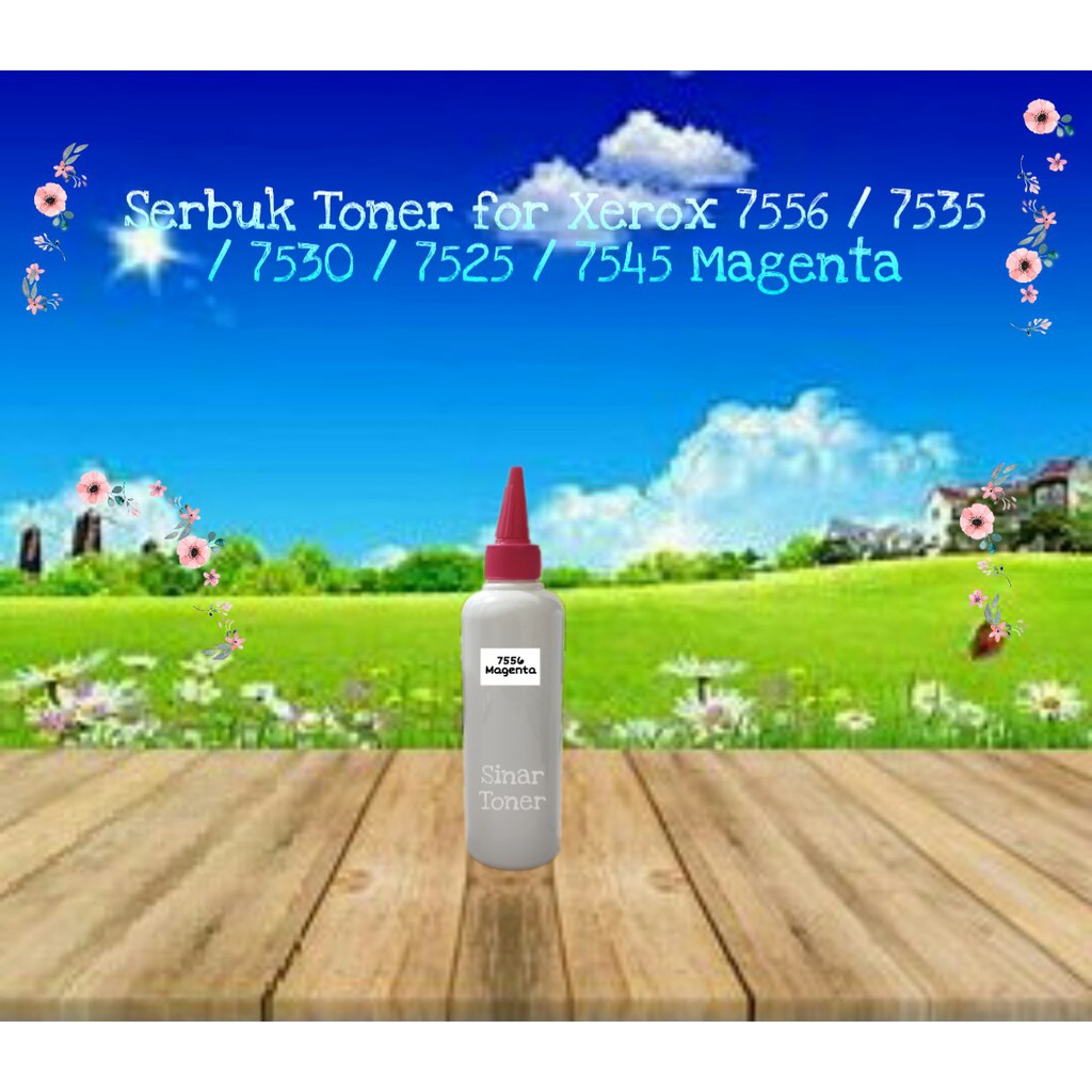 Serbuk Toner Refill Xer WorkCentre 7556 7535 7530 7545 7525 Magenta High Quality