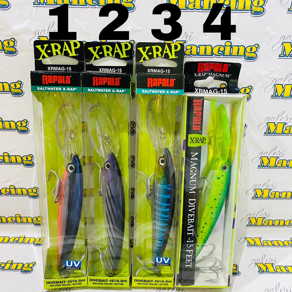 UMPAN RAPALA X-RAP XRMAG - 15