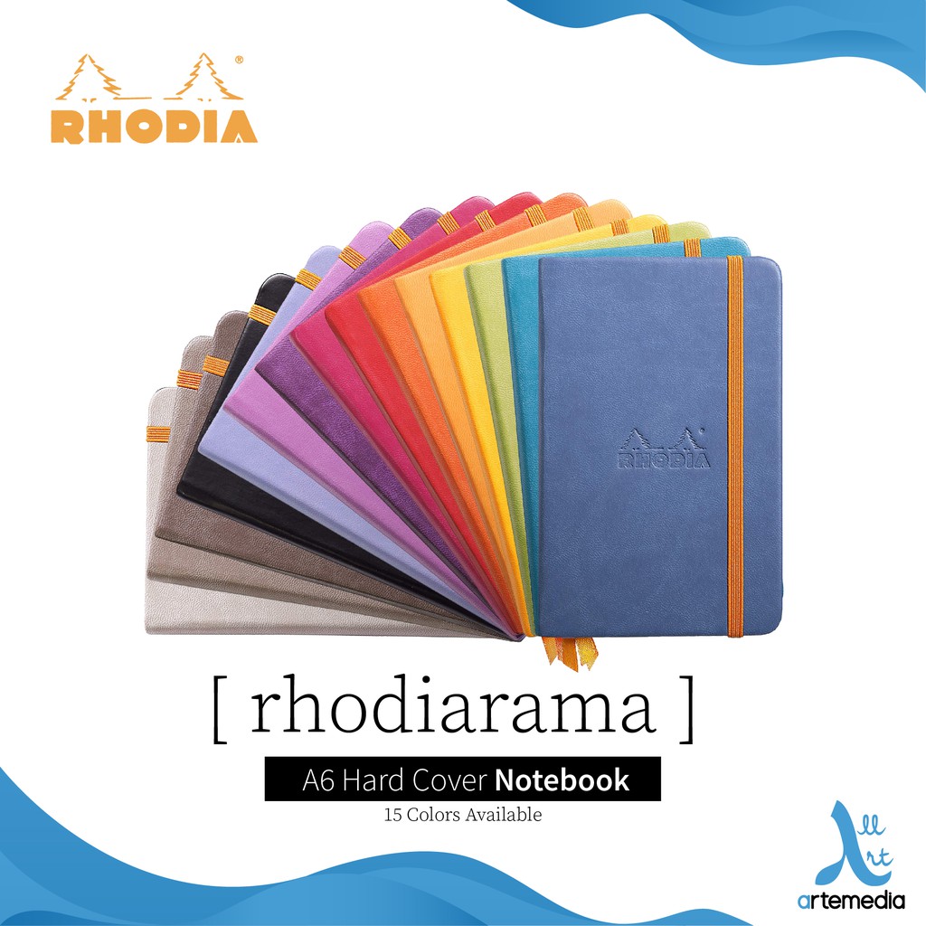 

Rhodia Rhodiarama A6 Blank Paper Hard Cover Notebook