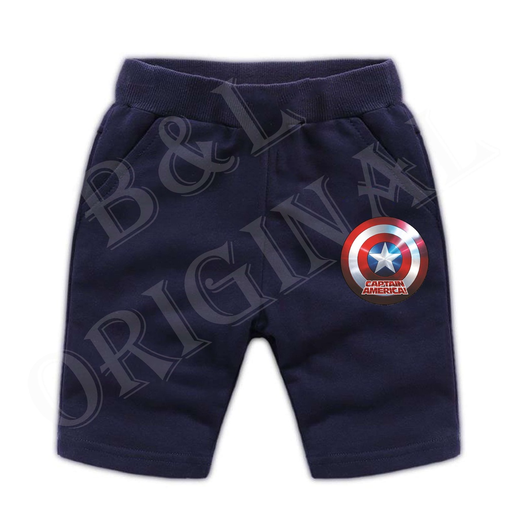 BS/COD/CELANA PENDEK CAPTAIN ANAK ANAK 1-7 TAHUN//REALPIC//GOOD QUALITY