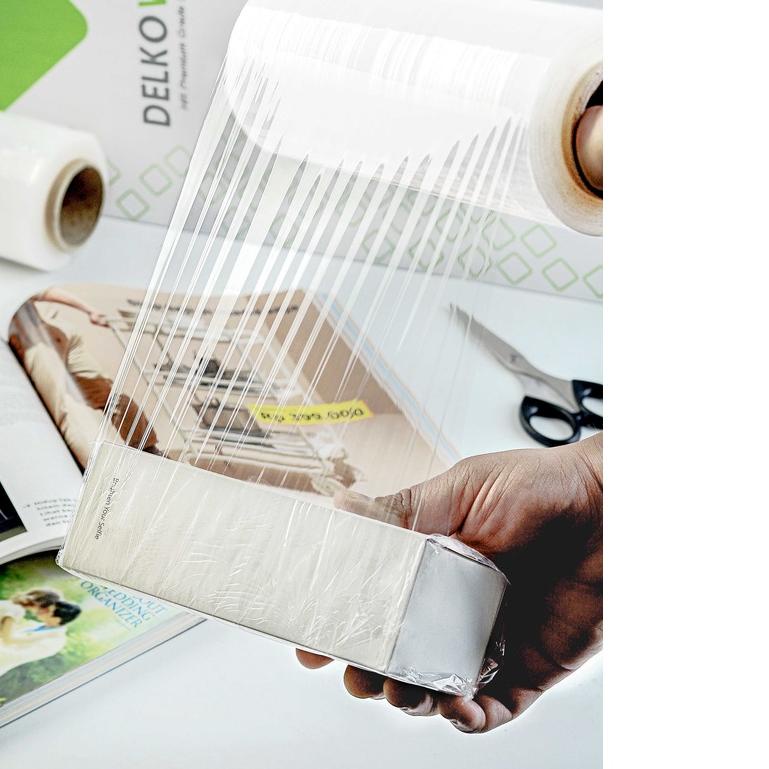 

Plastik Wraping Stretch Film 50cm Delkowrap Pembungkus Wrapping Bening per Satuan