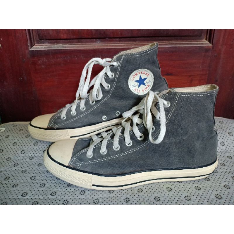 Sepatu Converse Second ORI /Converse Bekas ORIGINAL 100% WARNA ABU LEVIS