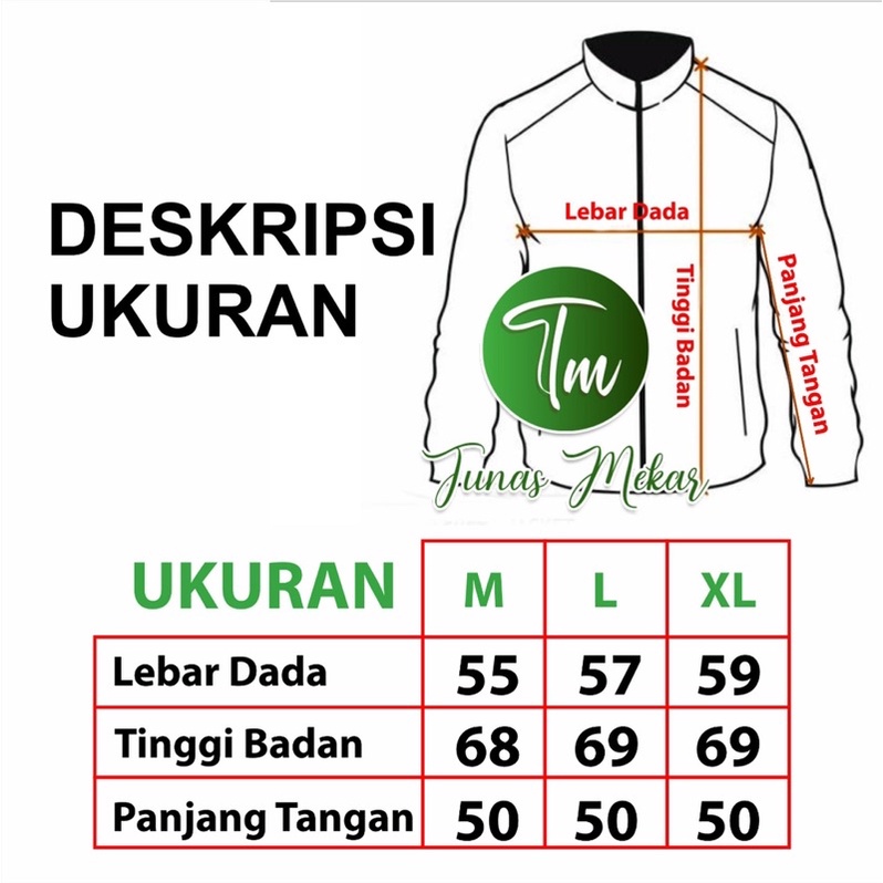JAKET BISBALL VARSITY FULL BORDIR PARASUT SUPER TASLAN QUALITY PREMIUM (UNISEX) - TUNAS MEKAR 2021