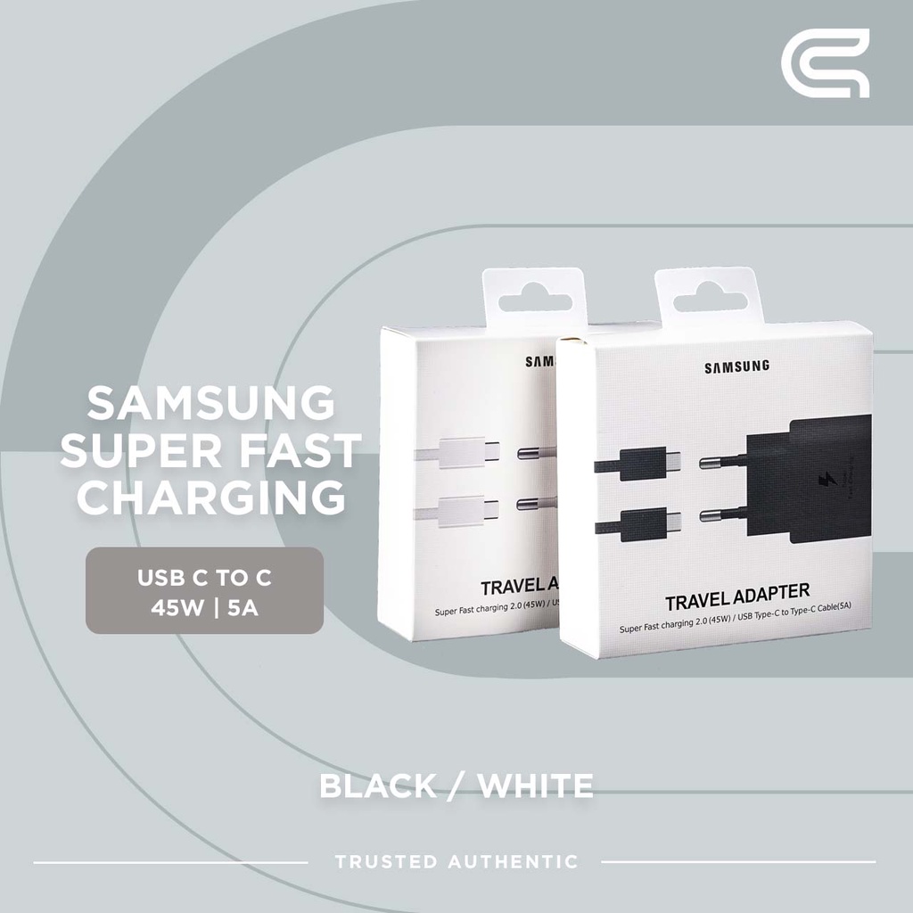 SAMSUNG SUPER FAST CHARGING TYPE C 45 WATT C TO C ORIGINAL