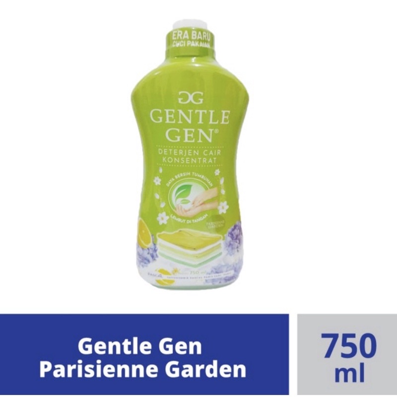 Gentle Gen Liquid 750ml Sabun Pakaian Cair Detergent Pengharum Ruangan Bahan Natural