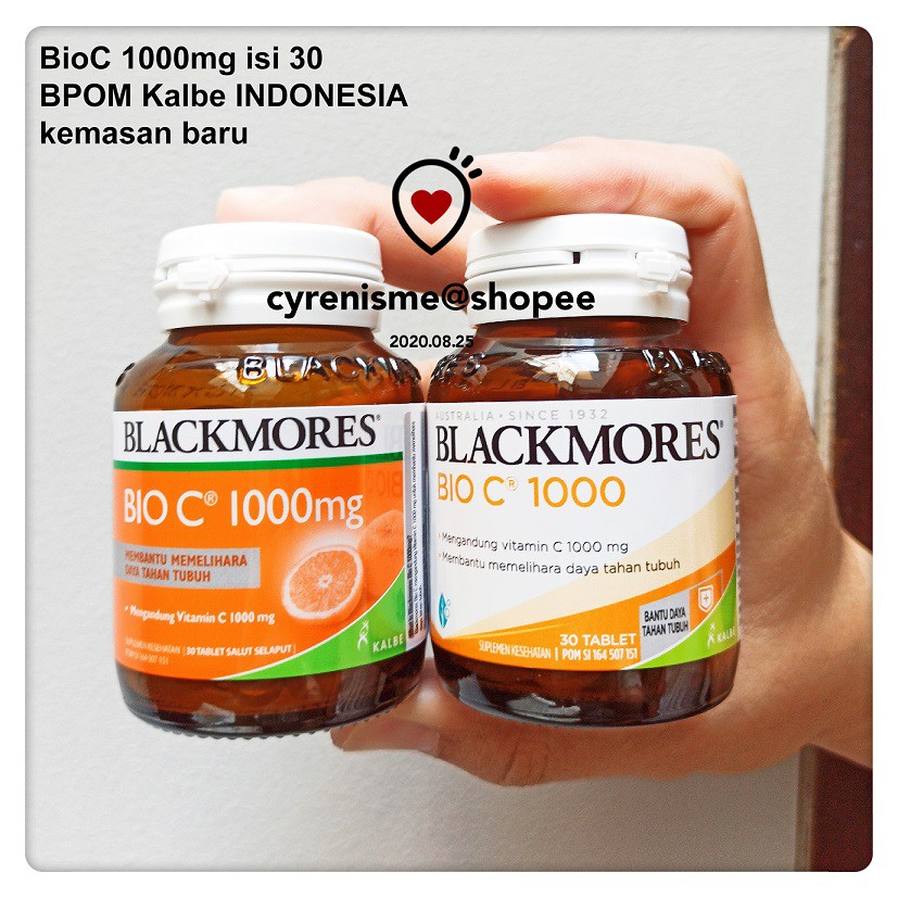 Blackmores Bio C 1000mg 30 90 Vitamin C 500mg 60 Tablet Shopee Indonesia