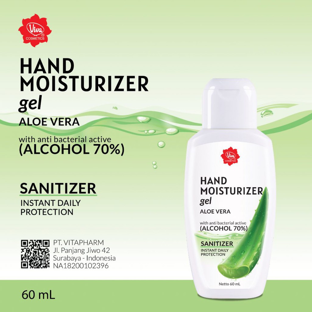 Viva Hand Moisturizer Gel 60ml