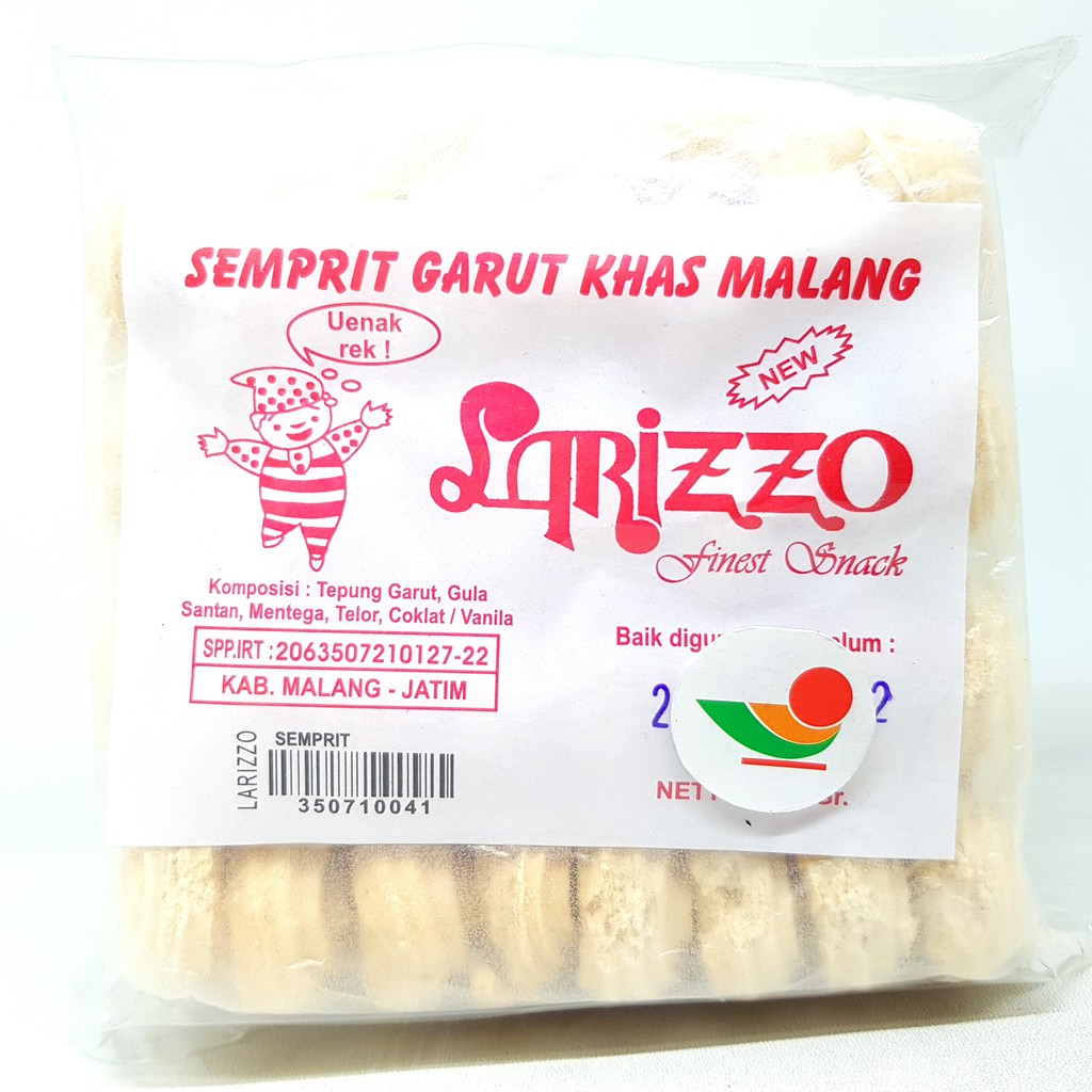 

LARIZZO SEMPRIT GARUT KHAS MALANG 250gr | KUE KERING ASLI LEBARAN NATAL ENAK MURAH SAGU