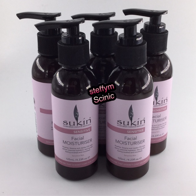 sukin sensitive facial moisturiser 125ml