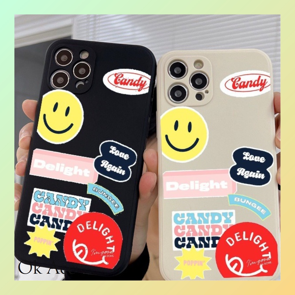 Softcase Motif Smile Rainbow BB12 for Xiaomi Redmi A1 A1+ 4A 4X 5 5A 5+ 6 6A 7 8 9 Prime 9A 9i 9C 9T 10 10C 10T 11 12 Lite S2 Redmi Note 5A Pro 10s 11 11s 11T Poco C40 F3 F4 K40 M3 M4 M5 X3 GT NFC 5G