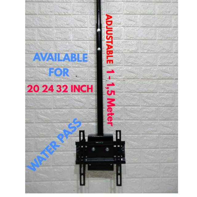 Bracket TV GANTUNG 32 24 22 20 Inch Water Pass