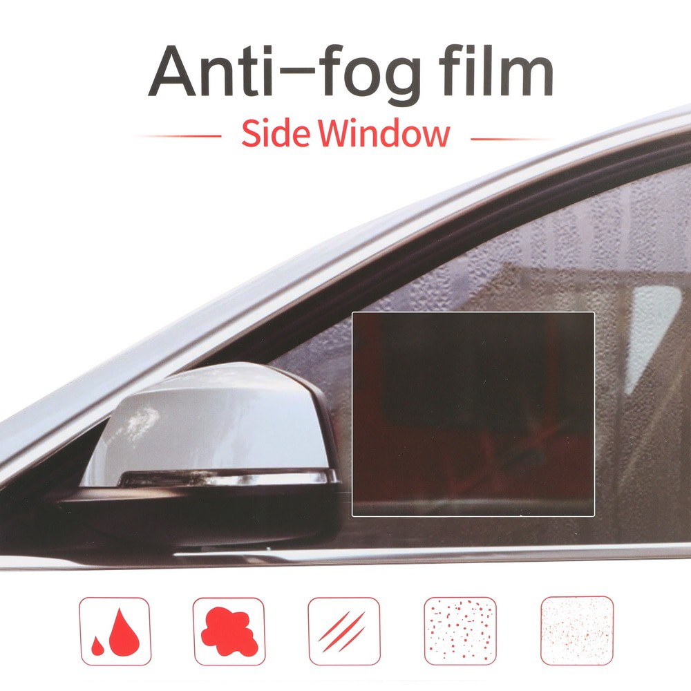 Sticker Anti Fog Spion Mobil Waterproof Car Clear Film 20x16cm 2 PCS - 17877