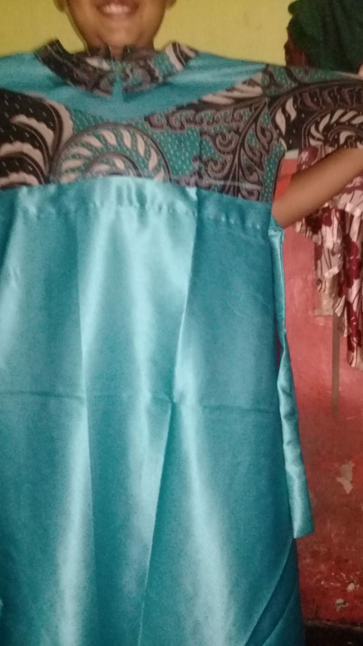 Coupel Gamis Famili Batik Keluarga,sarimbit Ibu Ayah Dan Anak,baju Couple Batik Murah Seragam Tribal