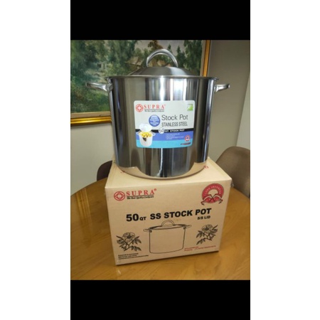 (Gojek) Stockpot Supra 50 qt Stainless.