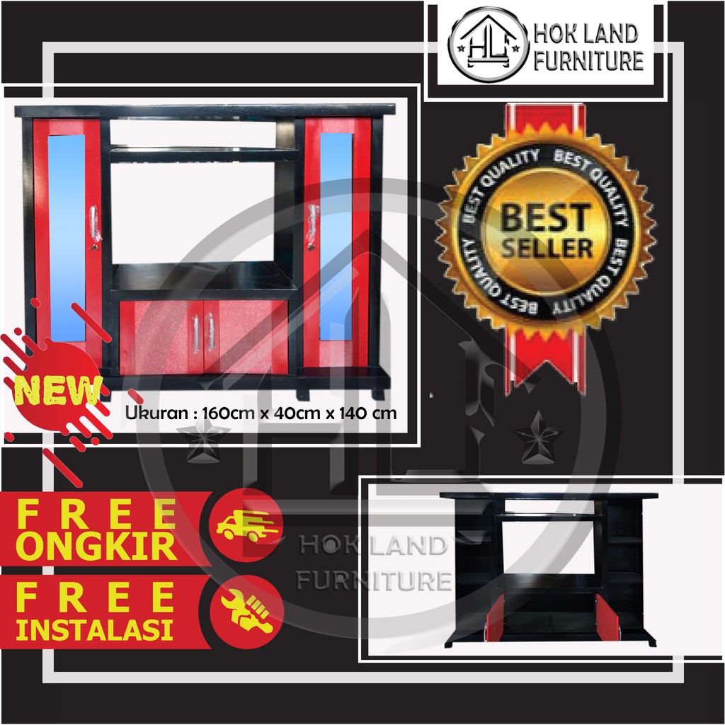 Lemari Tv Meja Tv Buffet Tv Minimalis Murah / Bufet Tv Avanza / Bufet Tv Minimalis Triplek / BA17