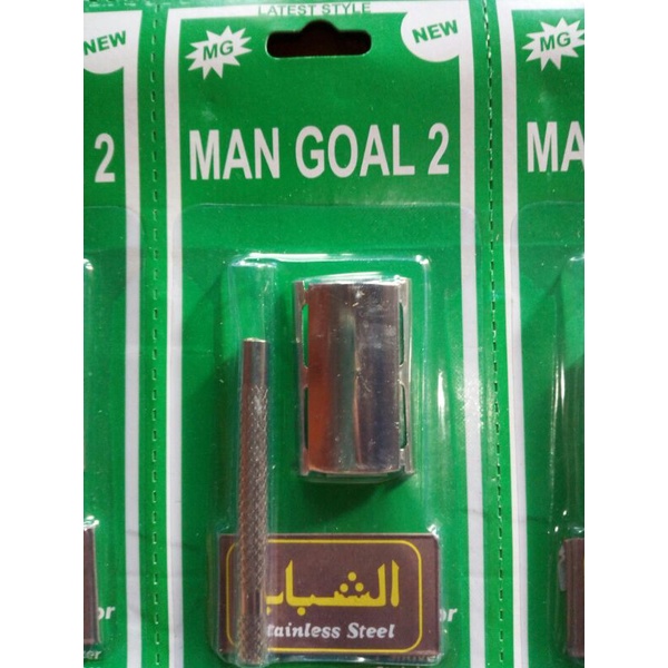 Garuk Jenggot Besi Man Goal Bisa di isi ulang