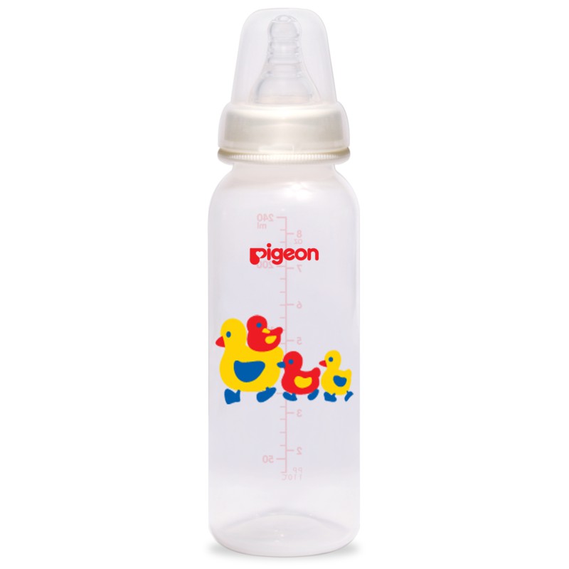 Pigeon PP RP Botol Susu SLIM NECK with Peristaltic Nipple 240ml