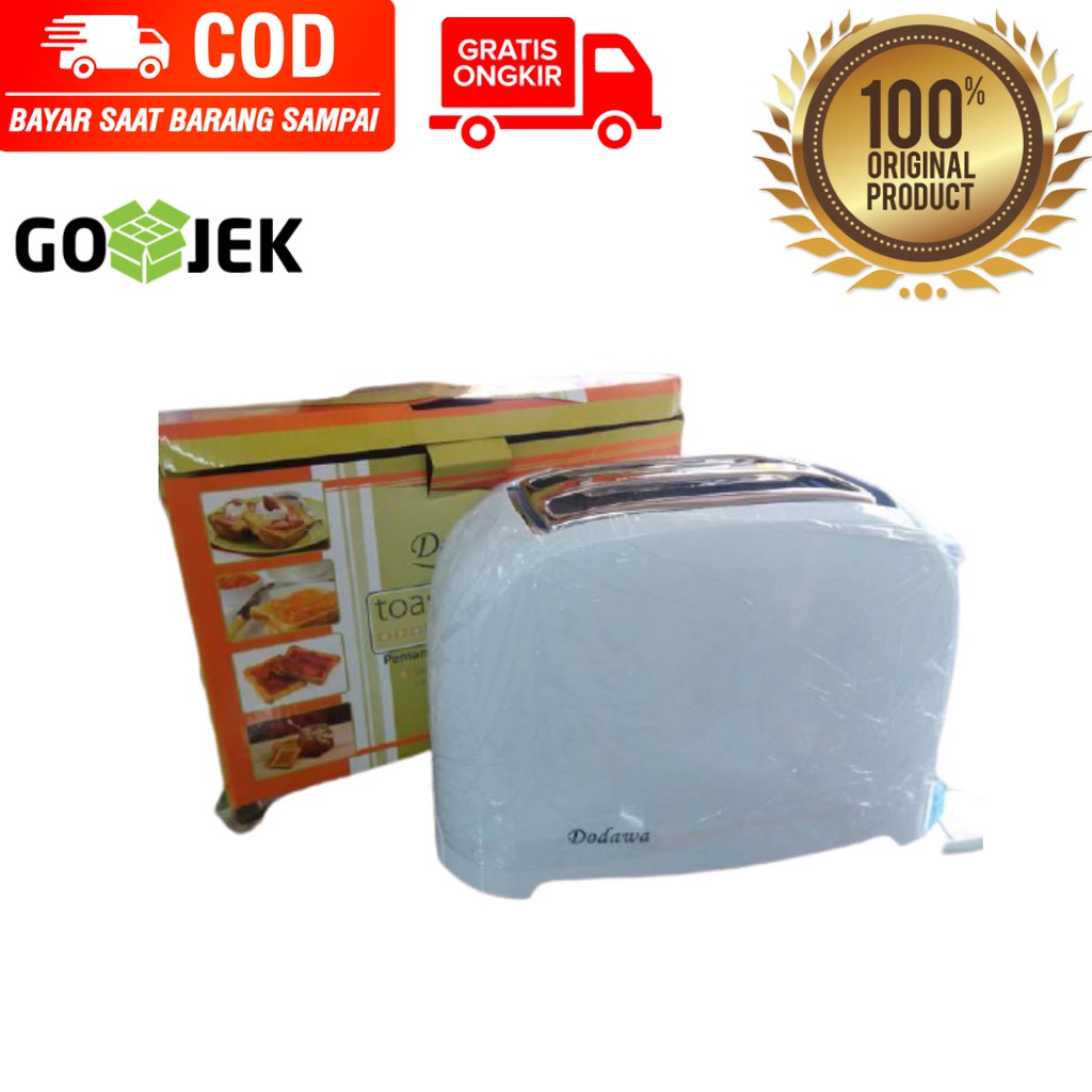 Alat Pemanggang Panggangan Pembakar Bakaran Bikin Roti Bakar Dodawa Otomatis Cepat Matang Toaster