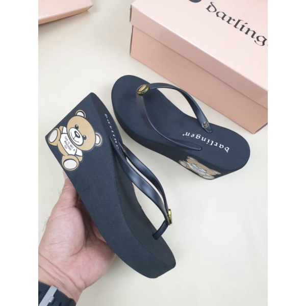 Sandal Wanita Darlingen wedges bear 7cm / sandal wedges darlingen / sandal wedges wanita