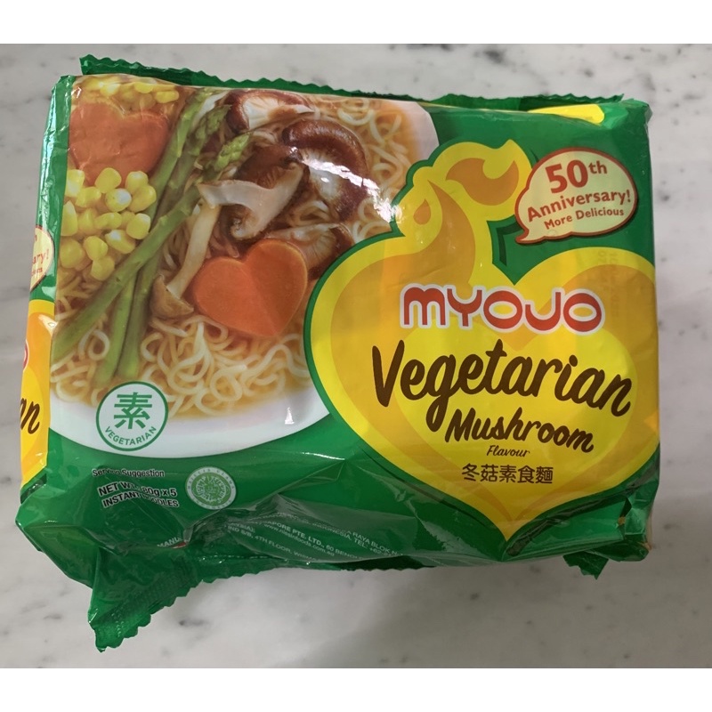 

NEW EXP MYOJO INSTANT NOODLE MEE POH mie instant shrimp tanmen vegetarian mushroom thai tom yam
