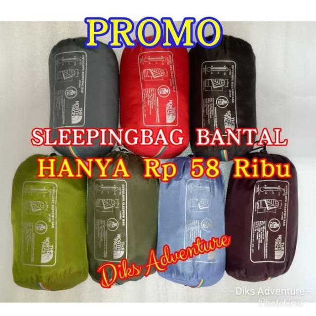 Sleeping bag bantal,sb ultra light,matras kantong tidur