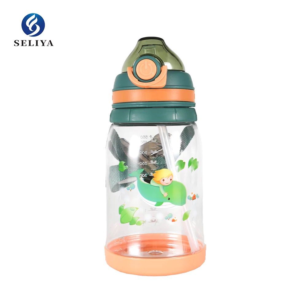 Botol Minum Tempat Minum Tali Anak-Anak Seliya 550ml 2667 BPA FREE