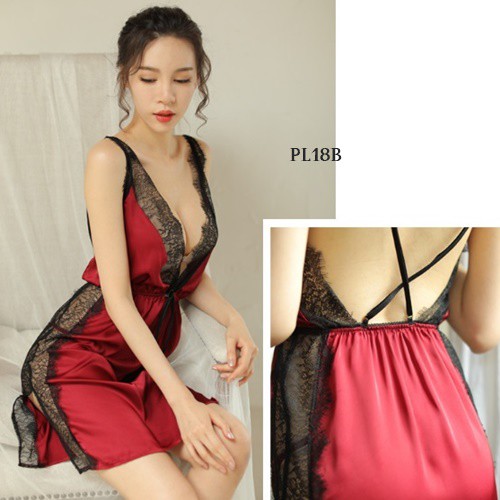 [TOKO TERPERCAYA] LINGERIE SEXY PREMIUM WANITA BAJU TIDUR SEKSI HIGH QUALITY MAROON PL18B