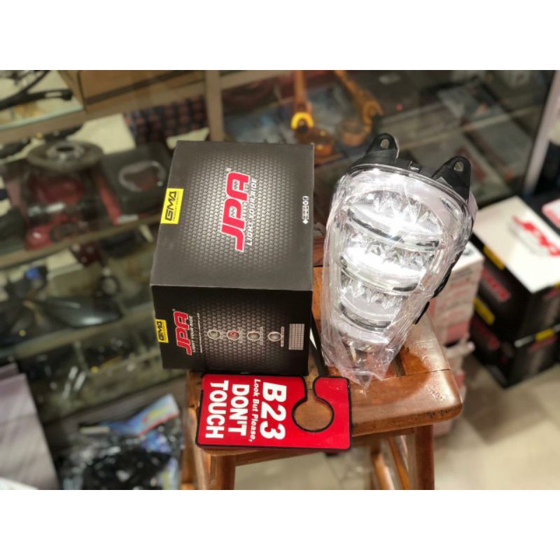 Lampu belakang led scoopy fi pertama jpa light merah biru esp pnp reflektor belakang