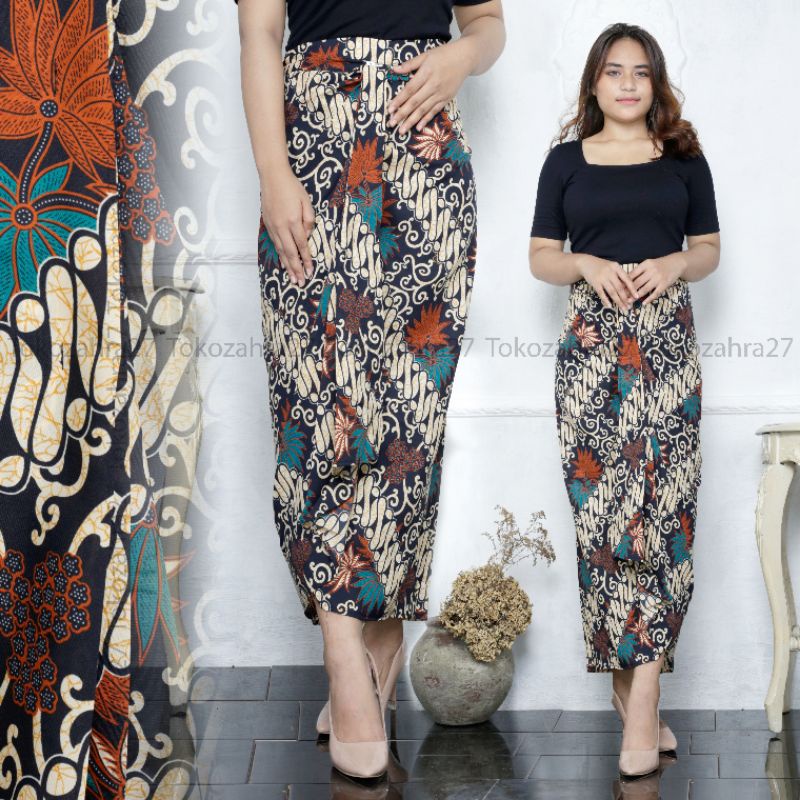 Rok Remple Batik VOL. 3 Bawahan Kebaya Rok REMPEL Instan by tokozahra27