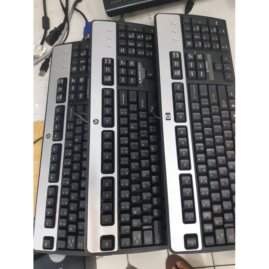 Keyboard HP IMPORT/ PC build up asli original HP like new Murah meriah keyboard hp hitam putih asli original