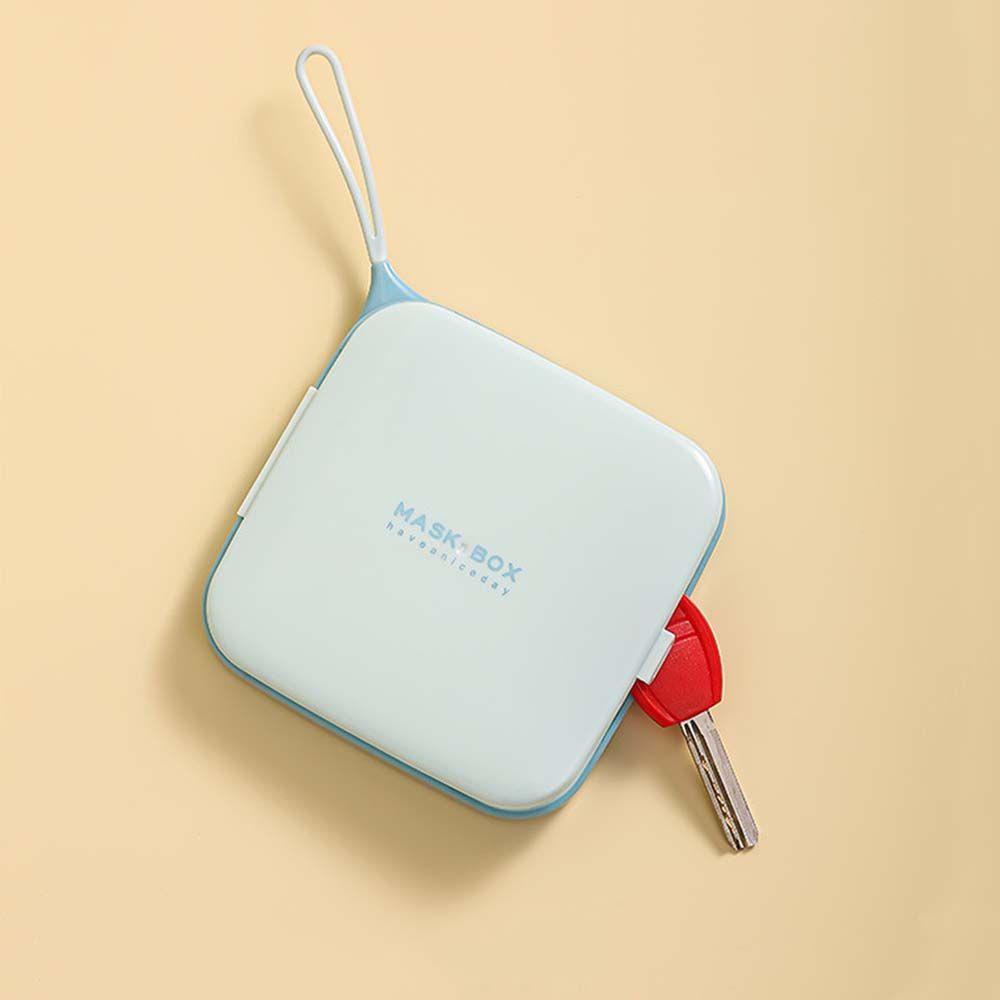 Solighter Disposable Case Square Wadah Wajah Tahan Debu Reusable