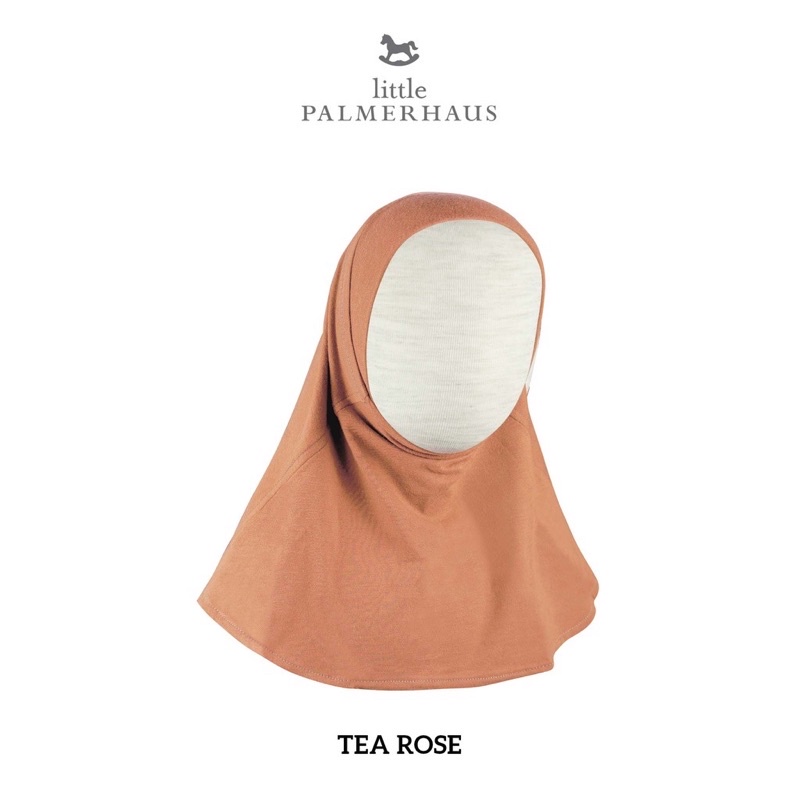 Little Palmerhaus INSTANT HIJAB ( Xs 0-2 Y) ( S 2-4 Y)- Hijab bayi Best Seller-Tea Rose