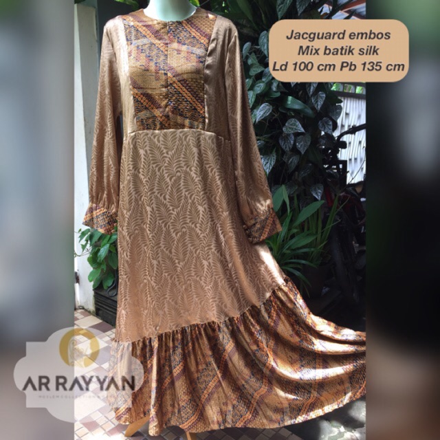 Jasa jahit dress batik