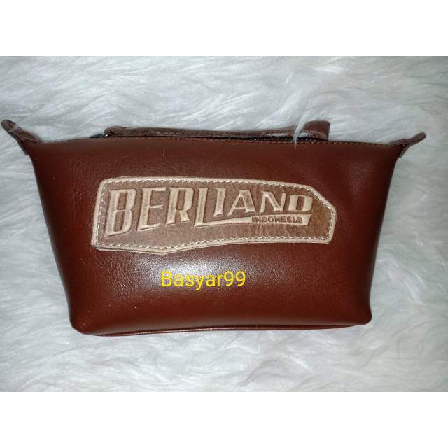 Pouch Berliano limeted edition new komplit db KULIT ASLI