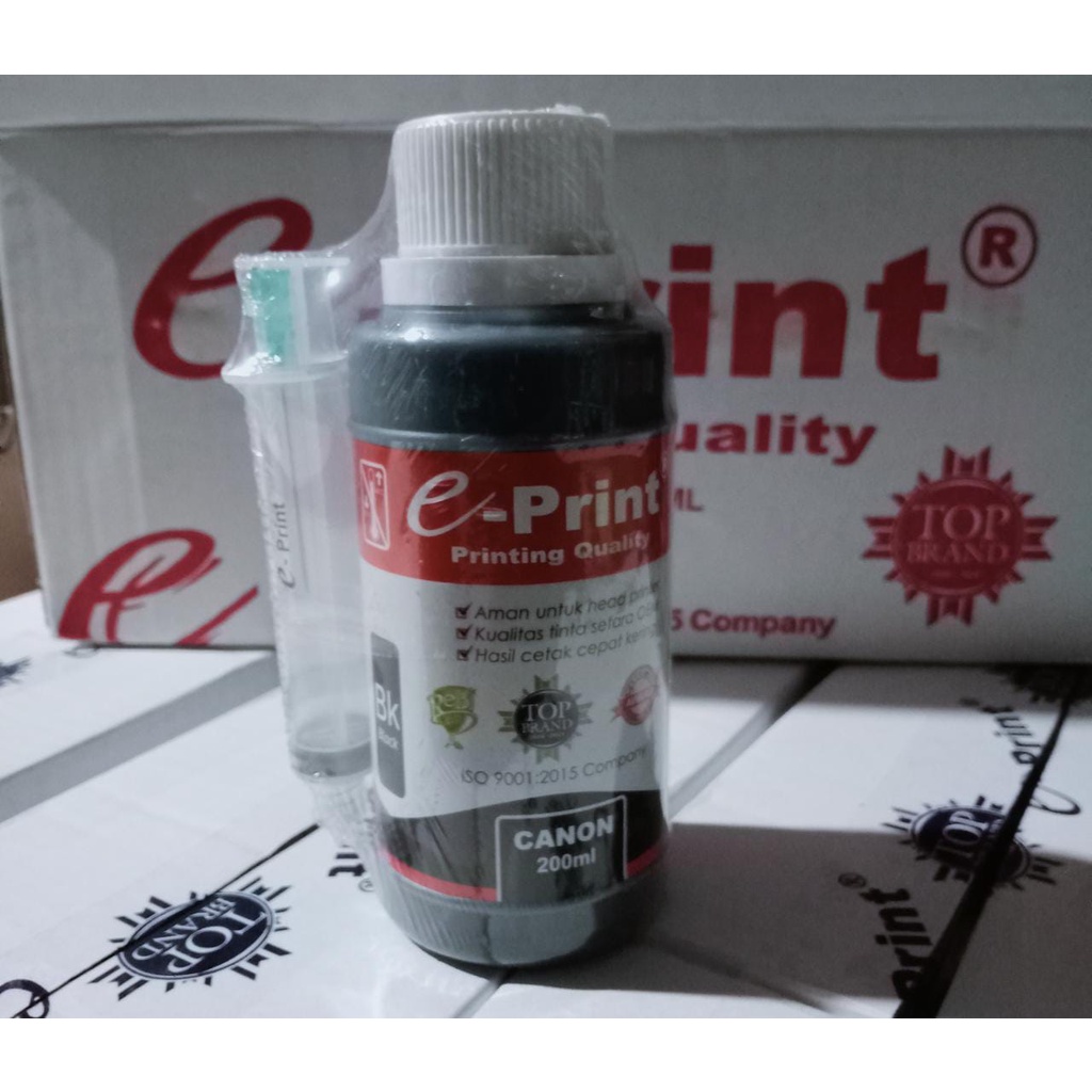 E-PRINT TINTA CANON BLACK 200ML/ EPRINT CANON 200ML HITAM