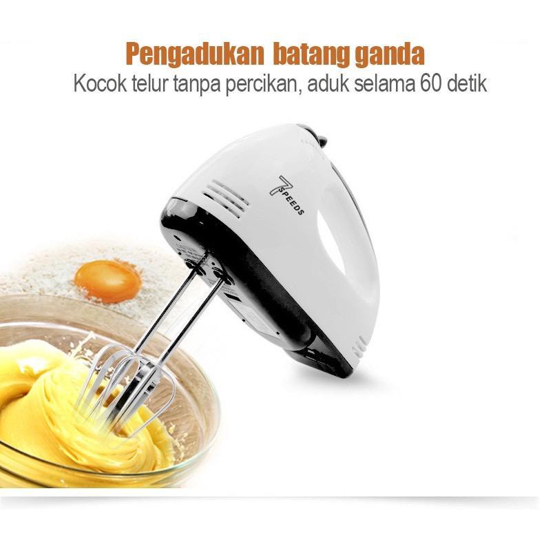 Hand Mixer Omicko 7 Speed / Mixer Tangan / Pengaduk Pengocok Adonan Kue