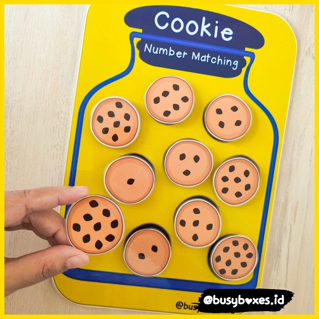 Worksheet paud cookie belajar berhitung