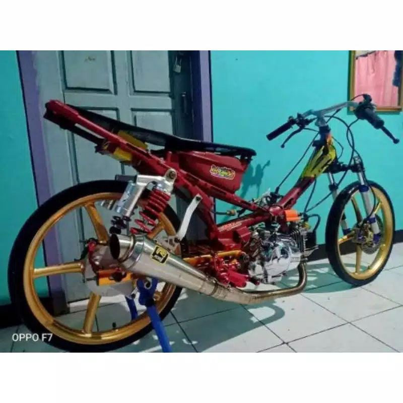 knalpot RCB Rob1 sleep engine Vega Jupiter karisma Supra Shogun dll