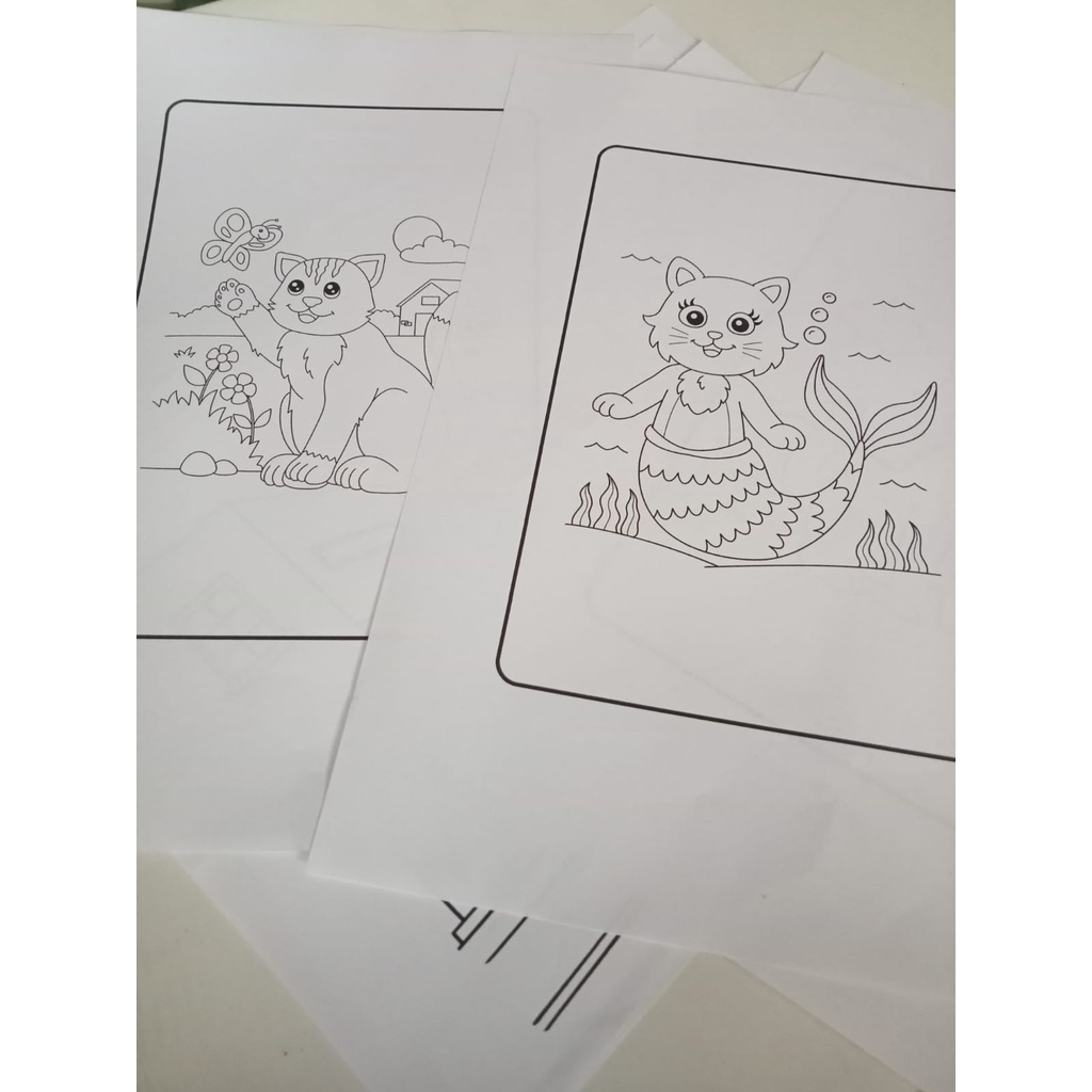 

MEWARNAI KUCING LUCU ISI 5 LEMBAR UKURAN A4