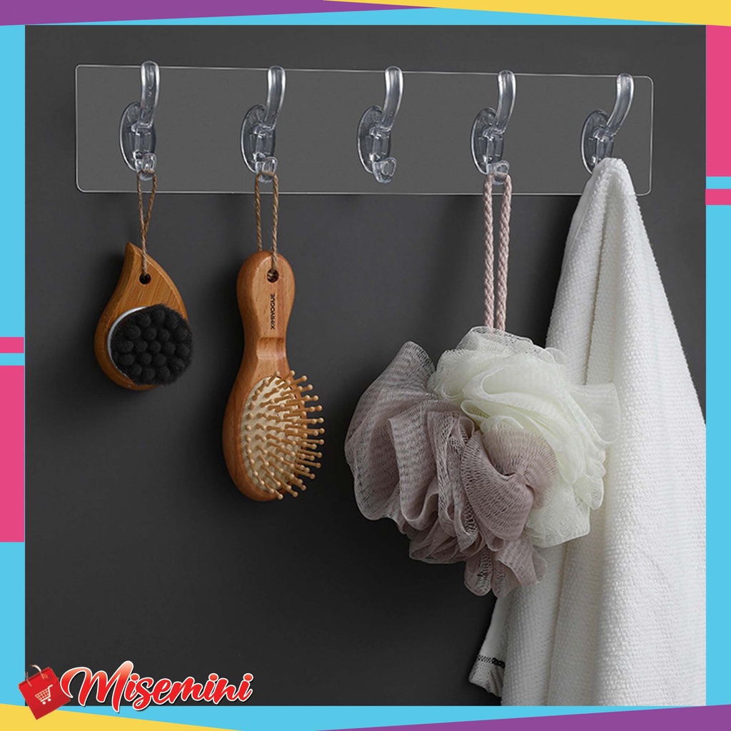 Gantungan Baju Tempel Dinding Pengait Gantungan Baju Dinding Tanpa Paku 𝑀𝐼𝒮𝐸𝑀𝐼𝒩𝐼 704