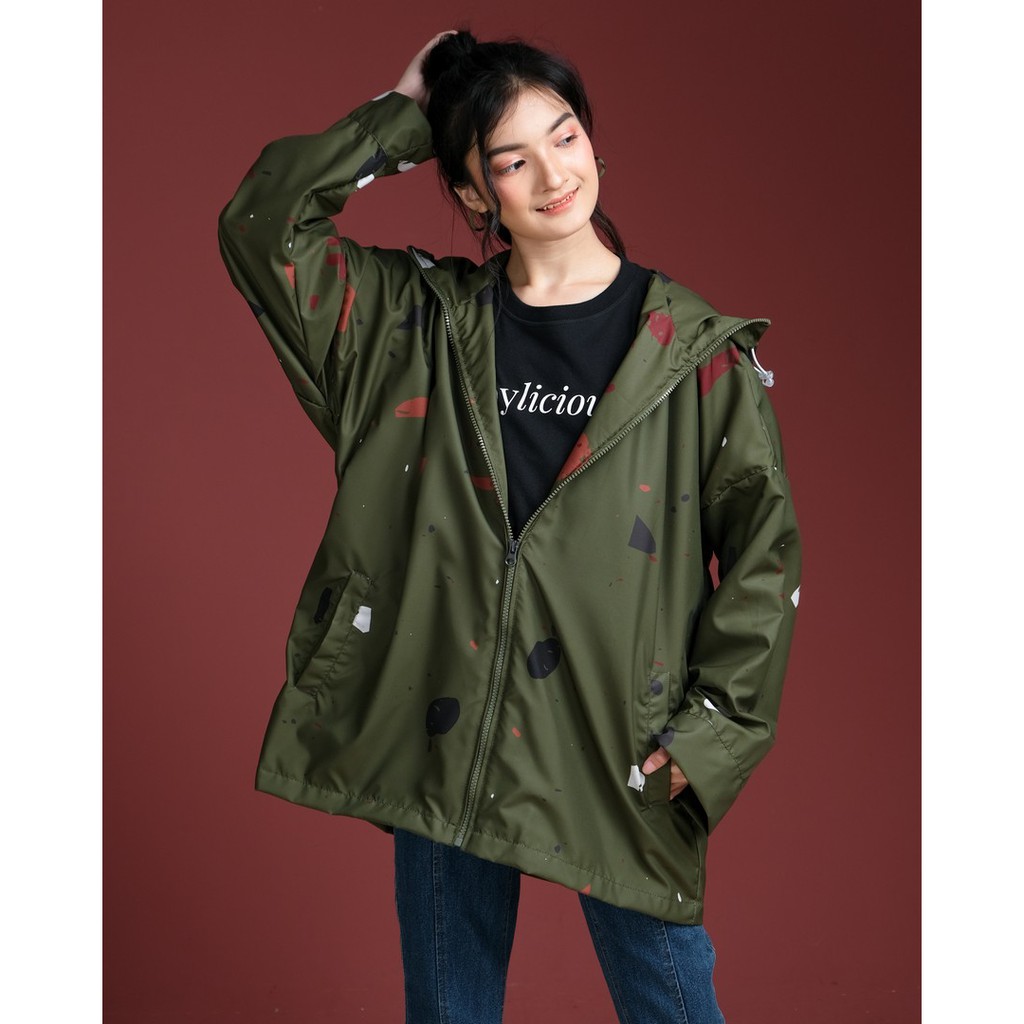 Myrubylicious ABSTRACT#2 PACKABLE JACKET-7