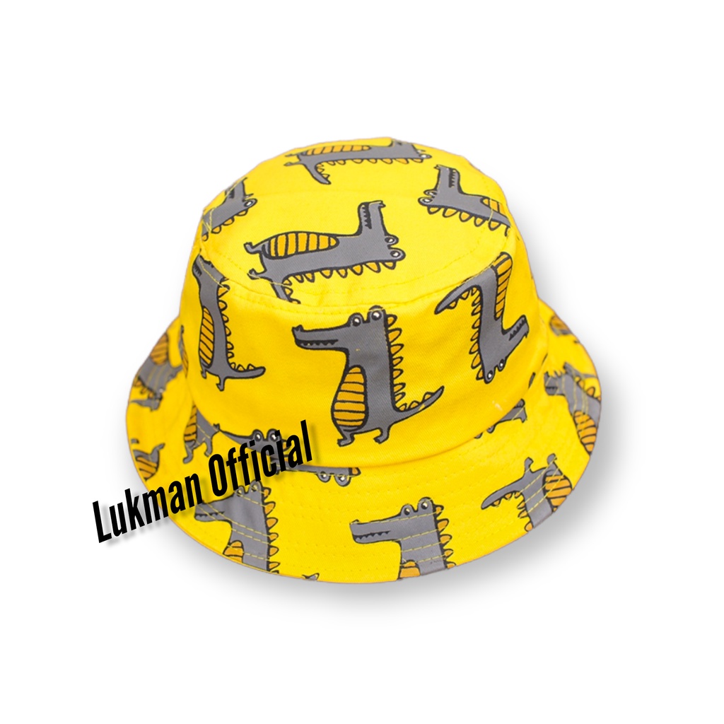 Bucket Hats Tali Motif Buaya / Topi Anak Terbaru 2022