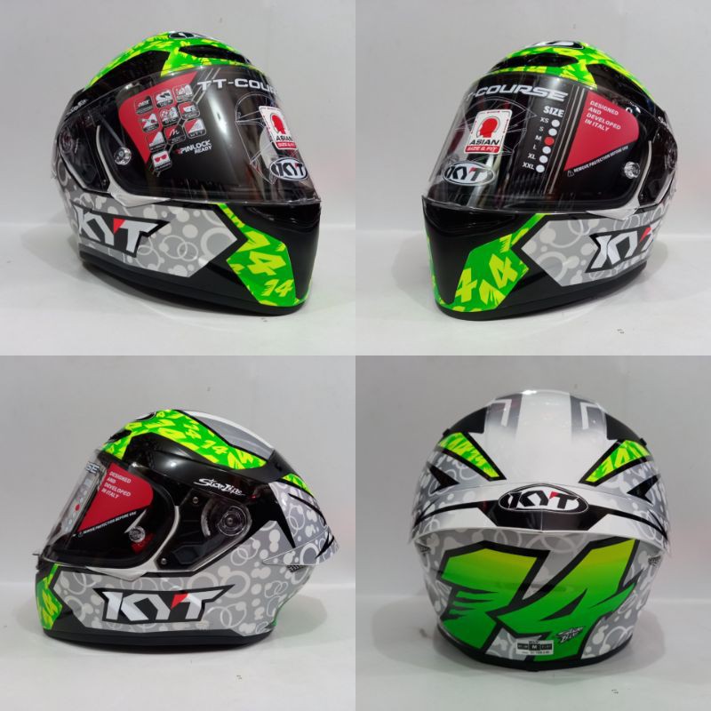 helm KYT TT COURSE ARBOLINO TTC