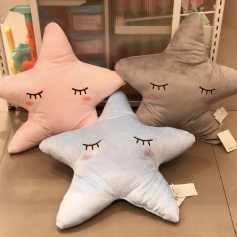 Bantal sofa bantal bentuk boneka bintang ( star ) halus dan empuk kualitas import standar SNI